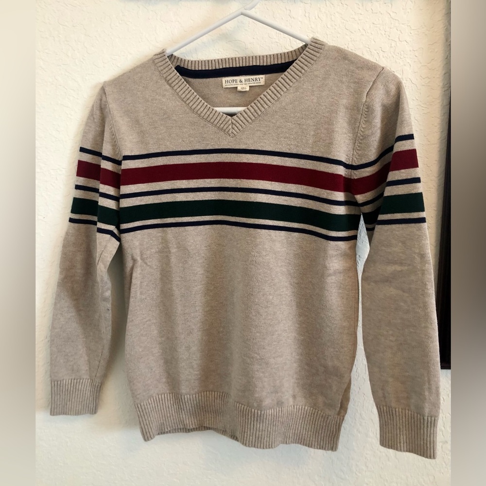 Hope & Henry Boys V-neck Sweater